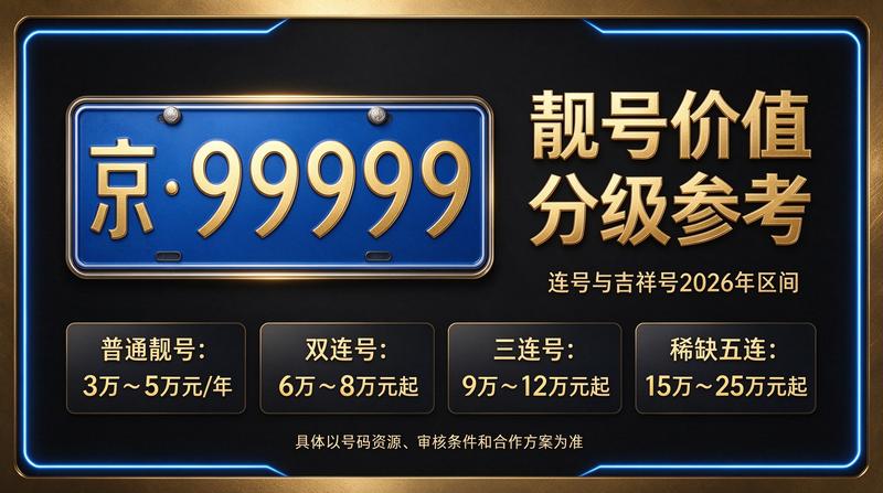 北京租车牌照展示图